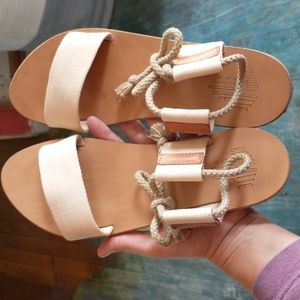 Charlotte Stone Bridget canvas sandals size 10 / 41
